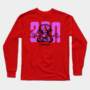 ZEN MEDITATING MONKEY Long Sleeve T-Shirt